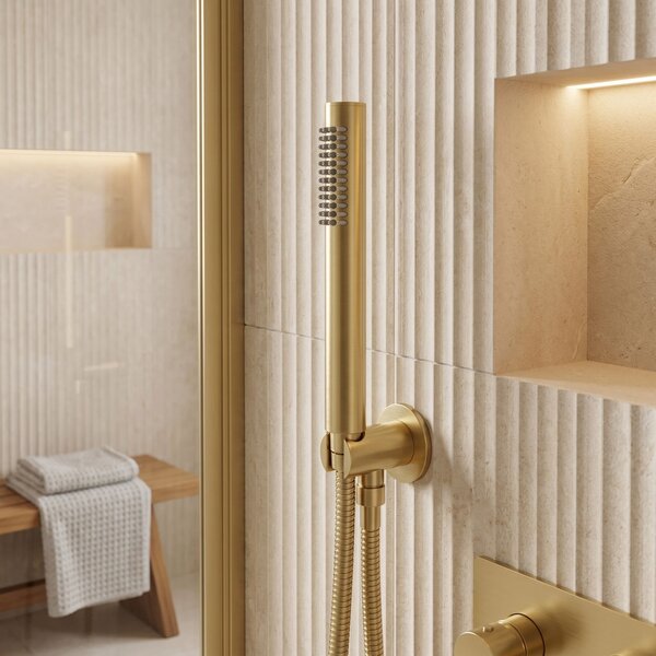 Shower handset REA JS-018 BRUSH GOLD