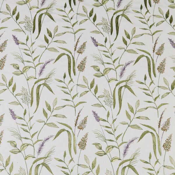 ILiv Betony Embroidered Fabric Eucalyptus