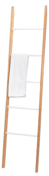 High Bamboo Shelf Ladder Cabinet 186cm