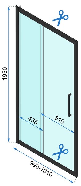 Shower doors Rapid Slide 100