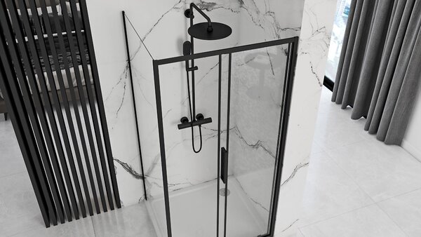 Shower enclosure Rea Rapid Slide Black