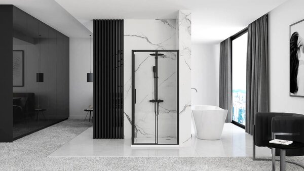 Shower enclosure Rea Rapid Slide Black