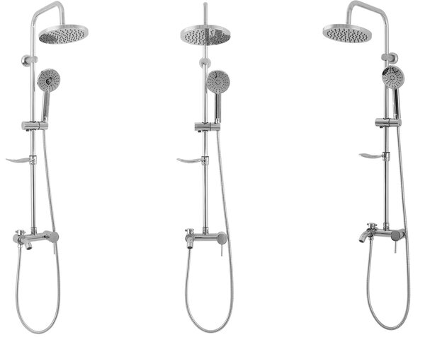 Shower set REA LUIS Chrome