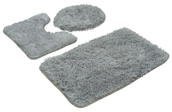 Set of bathroom rugs Three-pieces