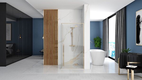 Square shower enclouser Fargo 90x90 Gold