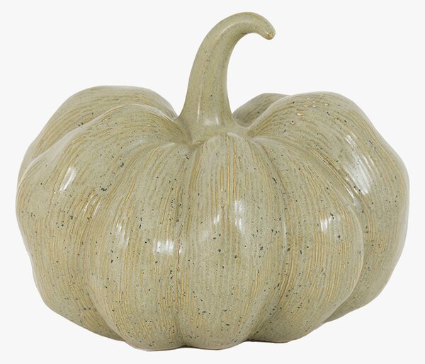 Autumnal Ceramic Pumpkin in Sage