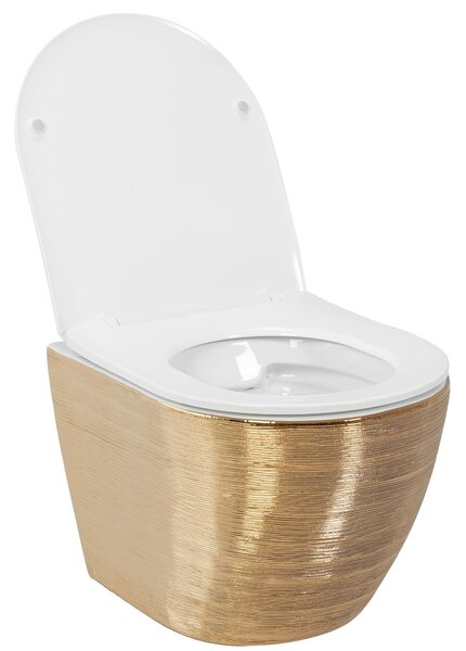 Toilet bowl Carlo Flat Brush Gold