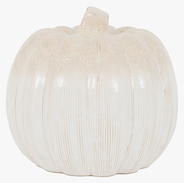 Autumnal Ceramic Pumpkin in Natural