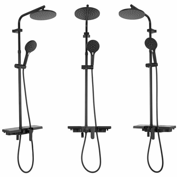 Shower set REA SANTOS Black