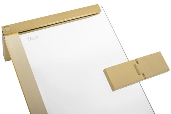 Shower doors Rea Hugo 100 Gold Brush + Shower screen 30