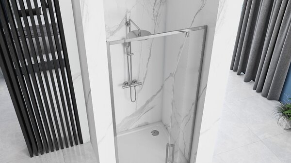 Shower door REA Rapid Swing Chrom 90