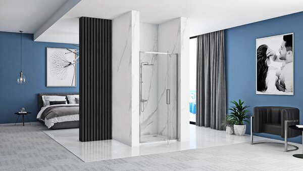Shower door REA Rapid Swing Chrom 90