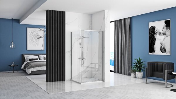 Shower enclosure corner REA Rapid Swing Chrom