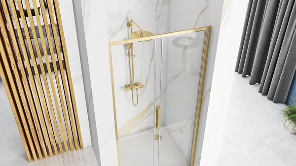 Shower door REA Rapid Slide 100 Gold