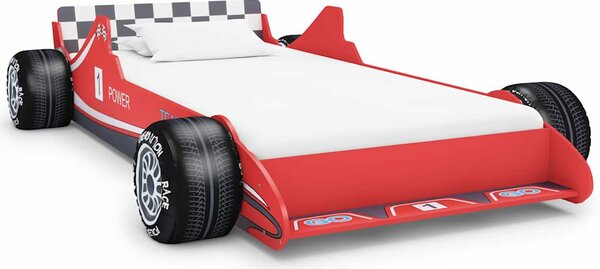 Children's Race Car Bed 90x200 cm Red