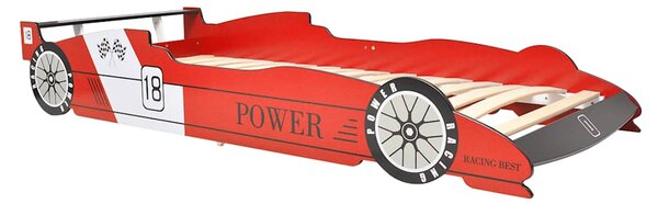 Children's Race Car Bed 90x200 cm Red