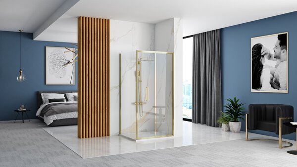 Shower enclosure -corner Rea Rapid Fold Gold