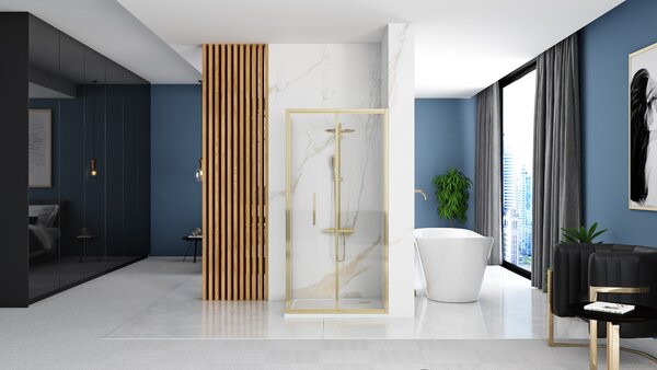 Shower enclosure -corner Rea Rapid Fold Gold