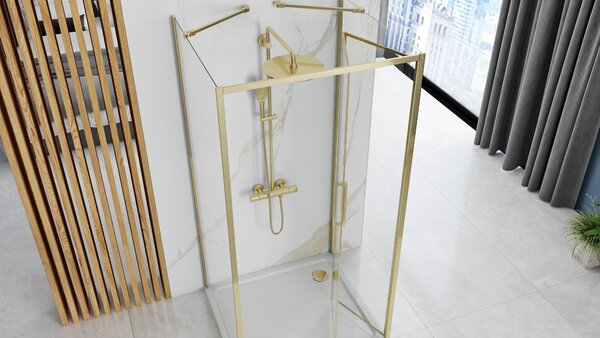 Shower enclosure REA Rapid Fold Gold