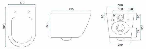 Toilet bowl Rea Carlos Carlos Nature Marble