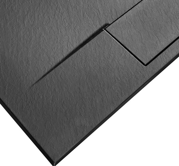 Shower tray Bazalt Black 80x100