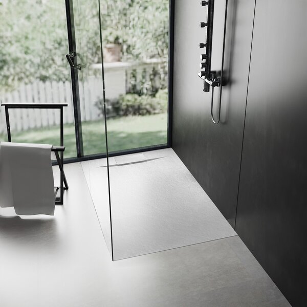 Shower tray Bazalt White 80x120