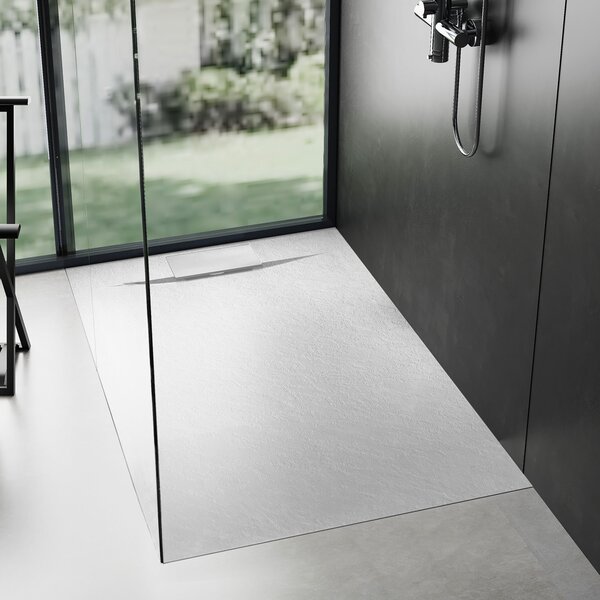 Shower tray Bazalt White 80x120