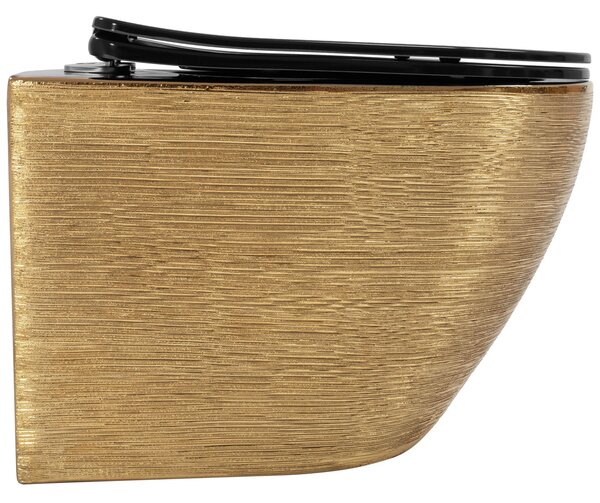 Toilet bowl Carlo Flat Brush Gold