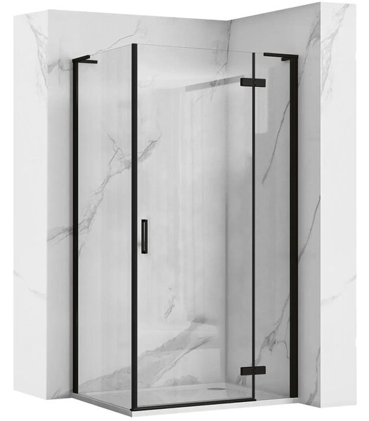 Shower enclosure REA Hugo Black 90x90