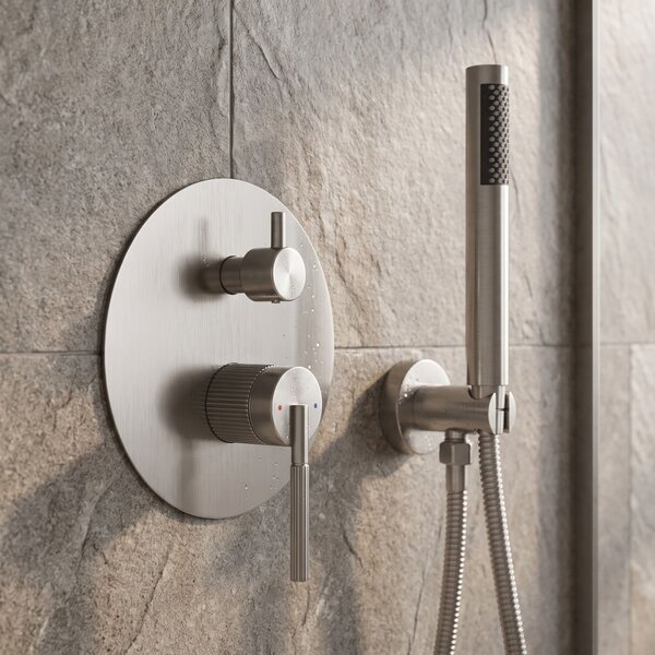 Concealed Shower Set Rea Argon Nickel Brush + BOX