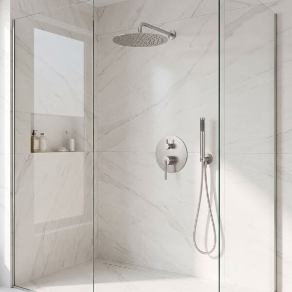 Concealed Shower Set Rea Argon Nickel Brush + BOX