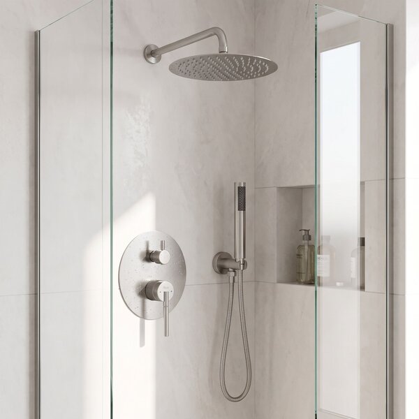 Concealed Shower Set Rea Argon Nickel Brush + BOX