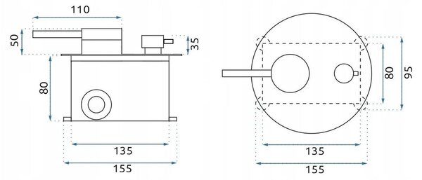 Shower system Rea Foss Clif Titan + BOX