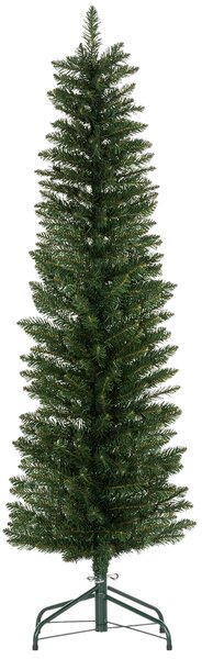 HOMCOM 5ft Artificial Bare Pencil Christmas Tree - Green