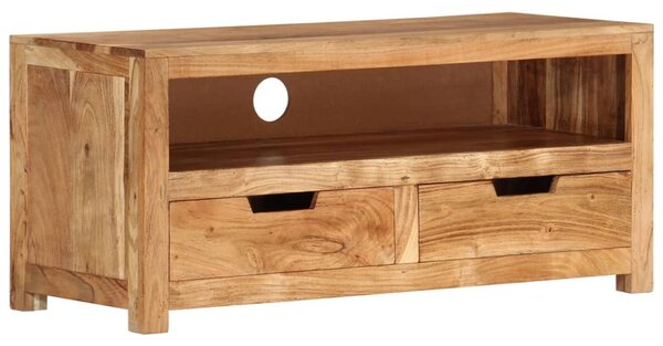 TV Cabinet 88x35x40 cm Solid Wood Acacia