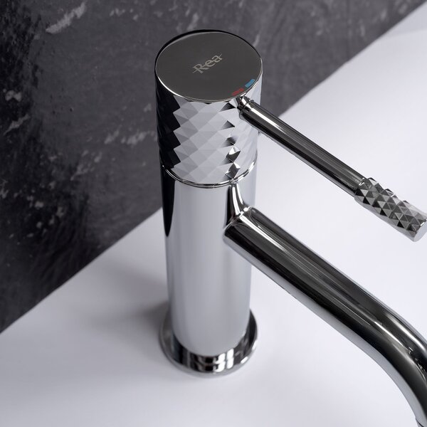 Bathroom faucet Rea Lungo Diamond Chrome