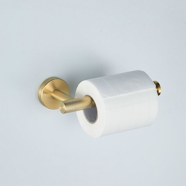 Toilet paper holder 6611 Modern Brush Gold