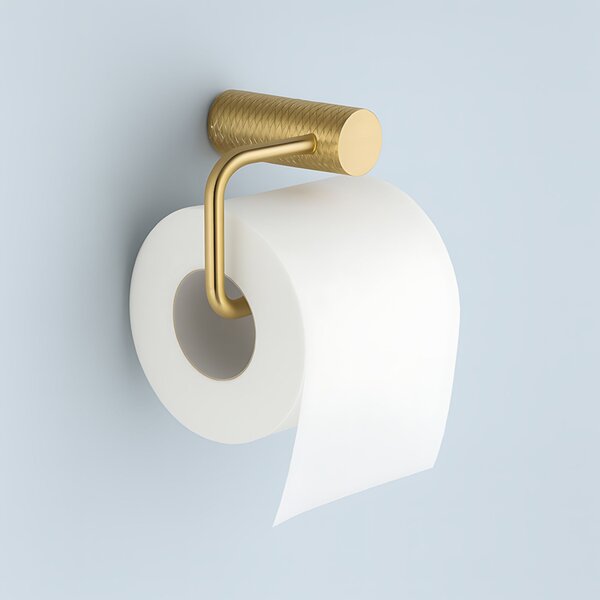 Toilet paper holder 9711 Prism Brush Gold