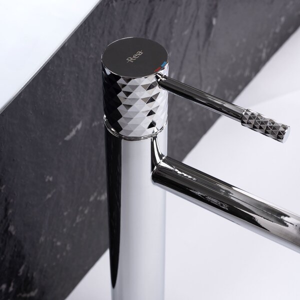 Bathroom faucet Rea Lungo Diamond Chrome High