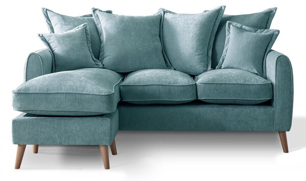 Rowen Pillow Back Chaise Sofa | 8 Colours | Made in UK | Roseland