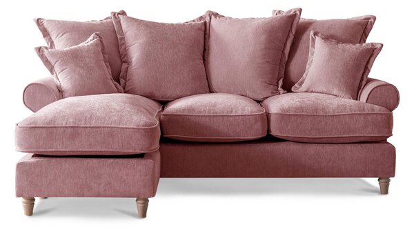 Riley Pillow Back Chaise Sofa | 8 Colours | Made in UK | Roseland