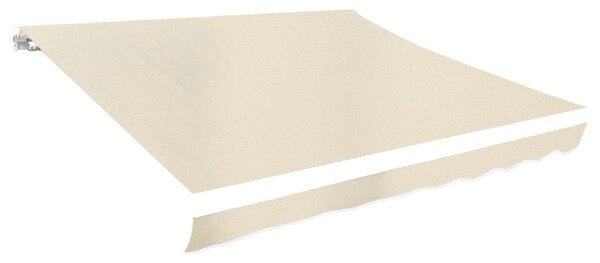 Awning Top Sunshade Canvas Cream 350x250 cm