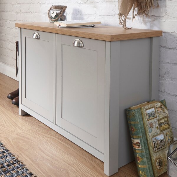 Return - Lancaster Shoe Cabinet, Grey