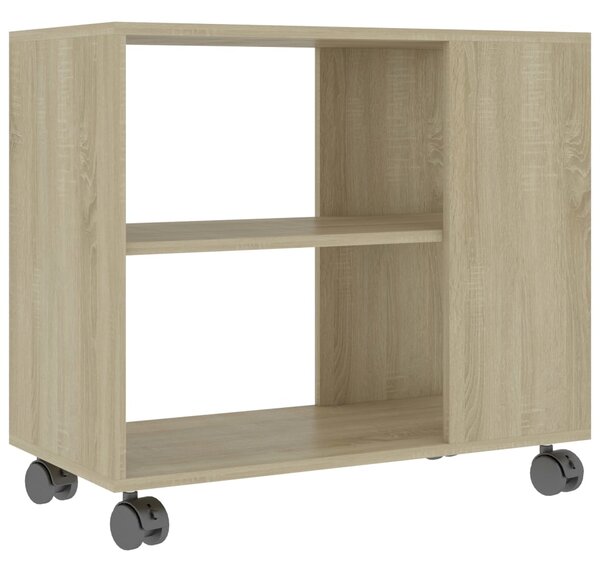 Side Table Sonoma Oak 70x35x55 cm Engineered Wood