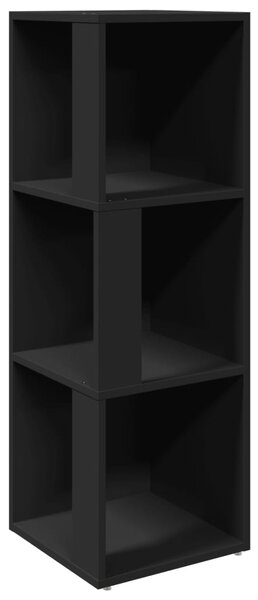 Corner Cabinet Black 33x33x100 cm Engineered Wood