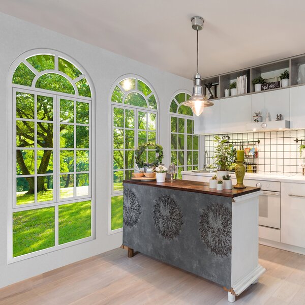 Arch Windows Wall Mural