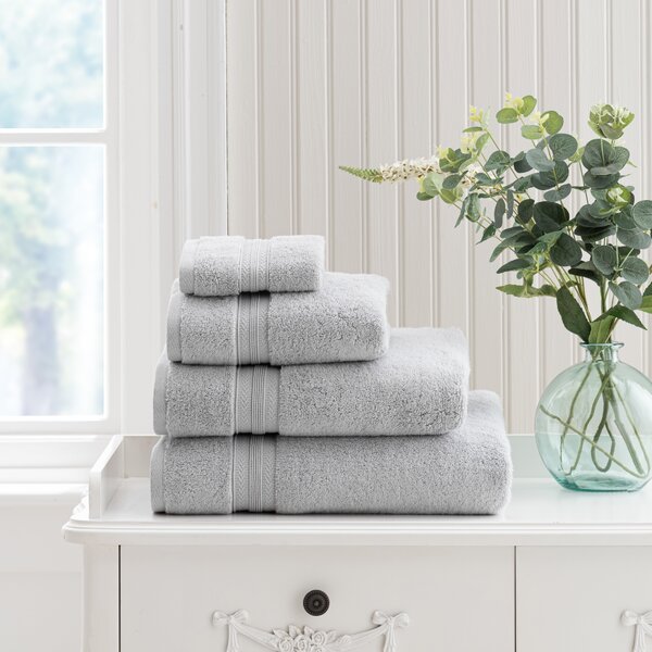 100% Cotton Towel Grey Grey