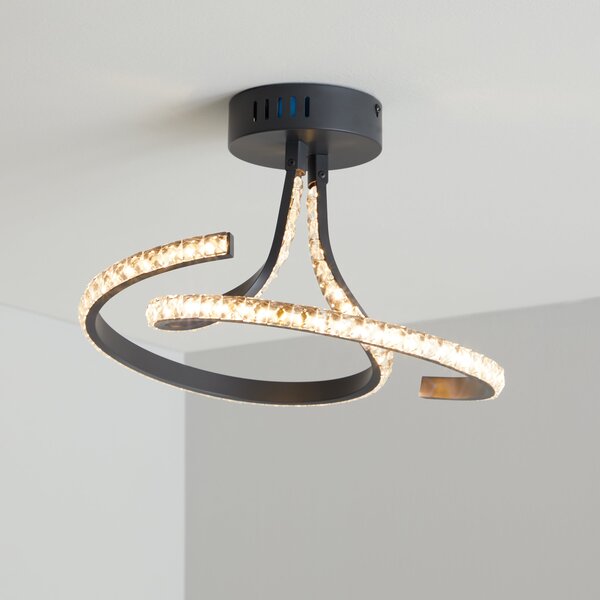 Orion Integrated LED Dark Grey Ceiling Fitting Grey