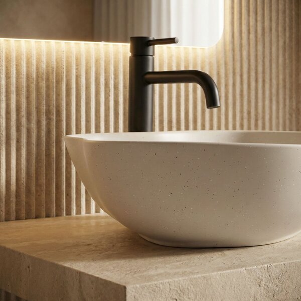 Countertop washbasin Rea Pearl Warm