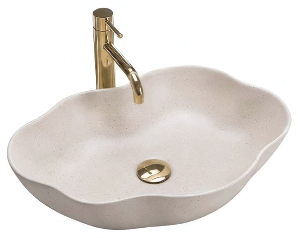Countertop washbasin Rea Pearl Warm